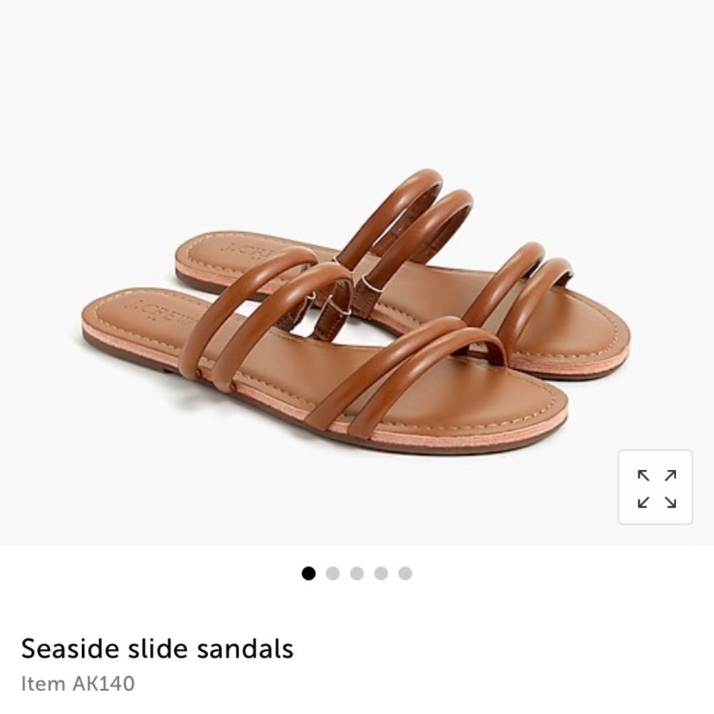 J. crew Seaside Slide Sandals NWOT